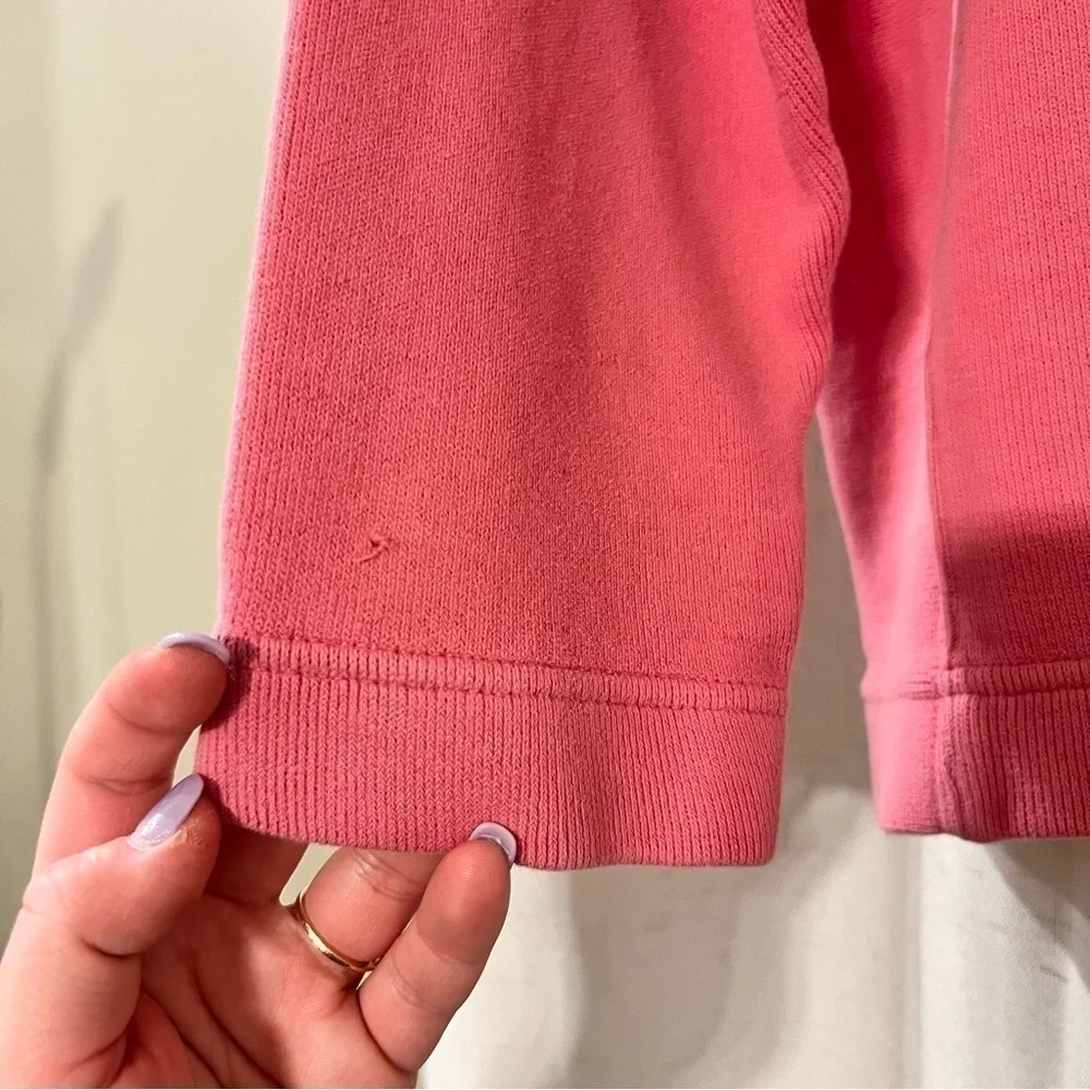 TOMMY Bahama Quarter Zip Pullover in Pink, Size Small - Picture 7 of 9
